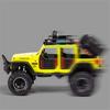 Новый 1:24 Jeep Wrangler Rubicon Модель пикапа из сплава, литая под давлением, игрушечная модель внедорожника, коллекция со звуком и светом, детский подарок