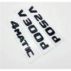 3D Letters V250d V300d NIGHT EDITION ABS 4MATIC Emblem for V Class W447 Car Fender Badge Trunk Nameplate Logo Sticker