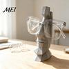 Ручная работа Настольный декор Резная подставка для очков, 3D-печатная подставка в форме носа, Уникальные офисные аксессуары для стола Декоративная полка-дисплей, для