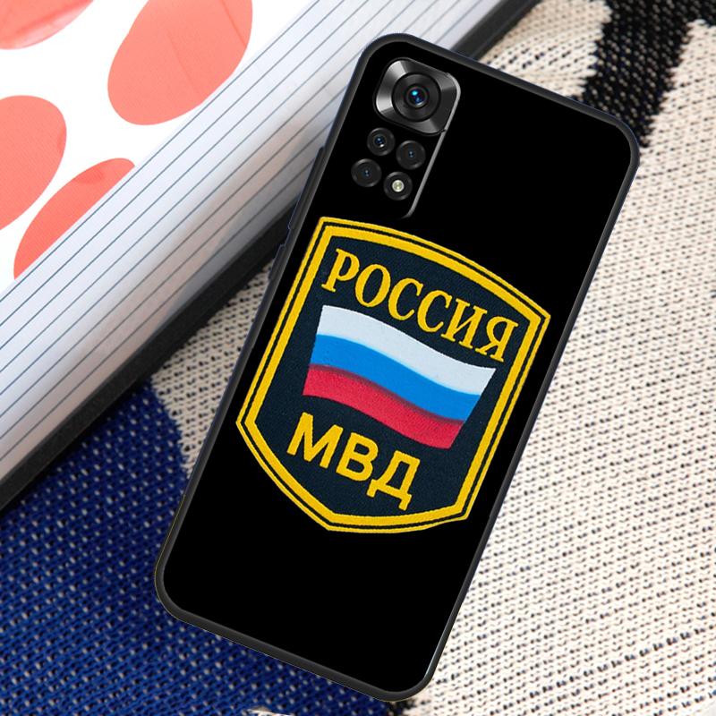 Чехол с логотипом Национальной полиции России для Xiaomi Redmi Note 11 10 8 9 12 Pro Note 11S 10S 9S 8T Redmi 10 10C 12C 9C 9T Cover