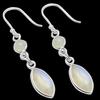Moonstone Gemstone Earring, 925 Sterling Silver Earring, Dangle Earring, Gift For Her, Birthstone Earring, Boho Earring, Designer Earring