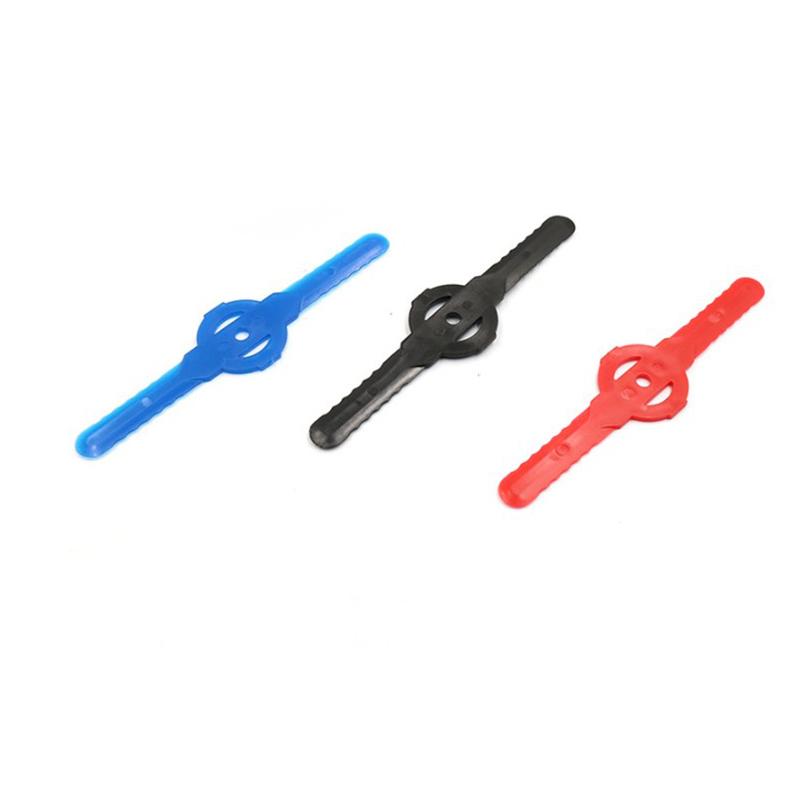 10 штук пластиковых лезвий для газонокосилки для головок триммера - Черные, Синие, Красные