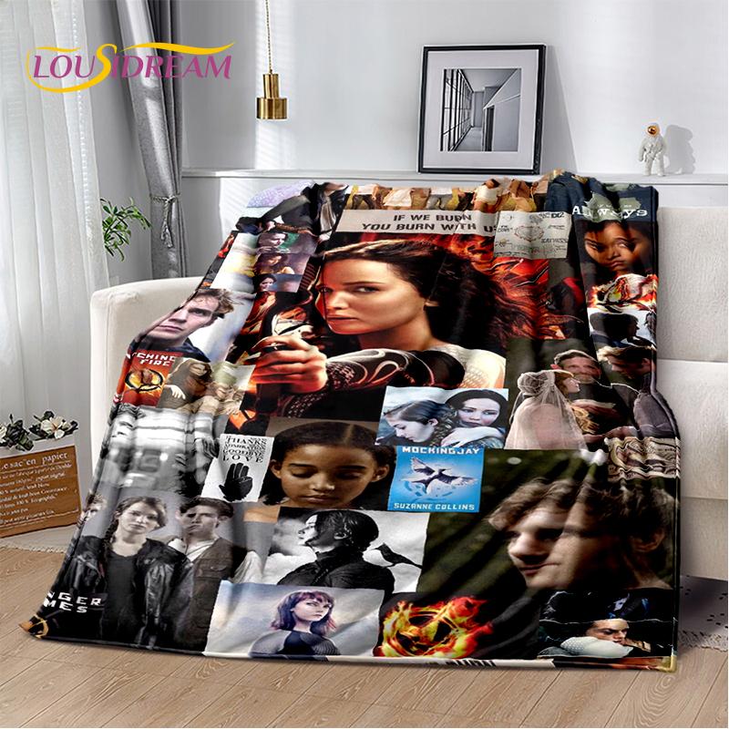 3D The Hunger Games Movie Archer Character Soft Flannel Blanket for Beds Bedroom Sofa Picnic,Throw Blanket for Cover Outdoors