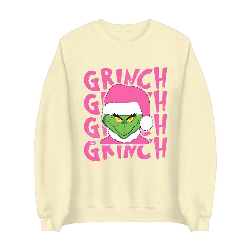 Women's Fashion Casual Print Casual Long Sleeve Round Neck Sweatshirt Top