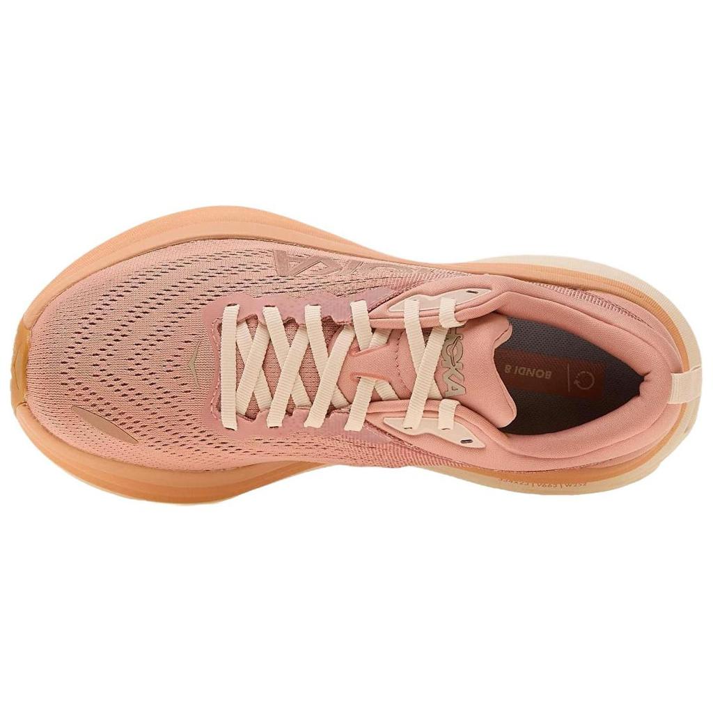HOKA Bondi 8 Sandstone Cream Women Sneakers Tan 1127952-SNC