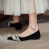 Fashion Elegant String Bead Ballerina Women Shoes Sneakers Shallow Slip On Loafers Woman Flats Sweet Pointed Toe Pearl Moccasins 2024