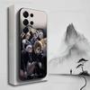 R-Ranfren RANDAL S-Satoru Чехол Для Samsung S25,S24,S23,S22,S21,S20,S10,S9,Ultra,Plus,Lite,FE,Мягкий Силиконовый Черный Чехол