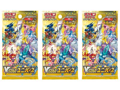 Колода карточной игры High Class Pack VSTAR Universe S12a Японская версия x 10 Покемон (3 упаковки) (3 карты)