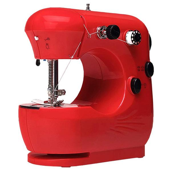 Mini Beginner Sewing Machine 2 Speed Embroidery Stitch Heavy Duty Quilting Easy To Use Portable Sewing Machine For Crafting And Home Projects
