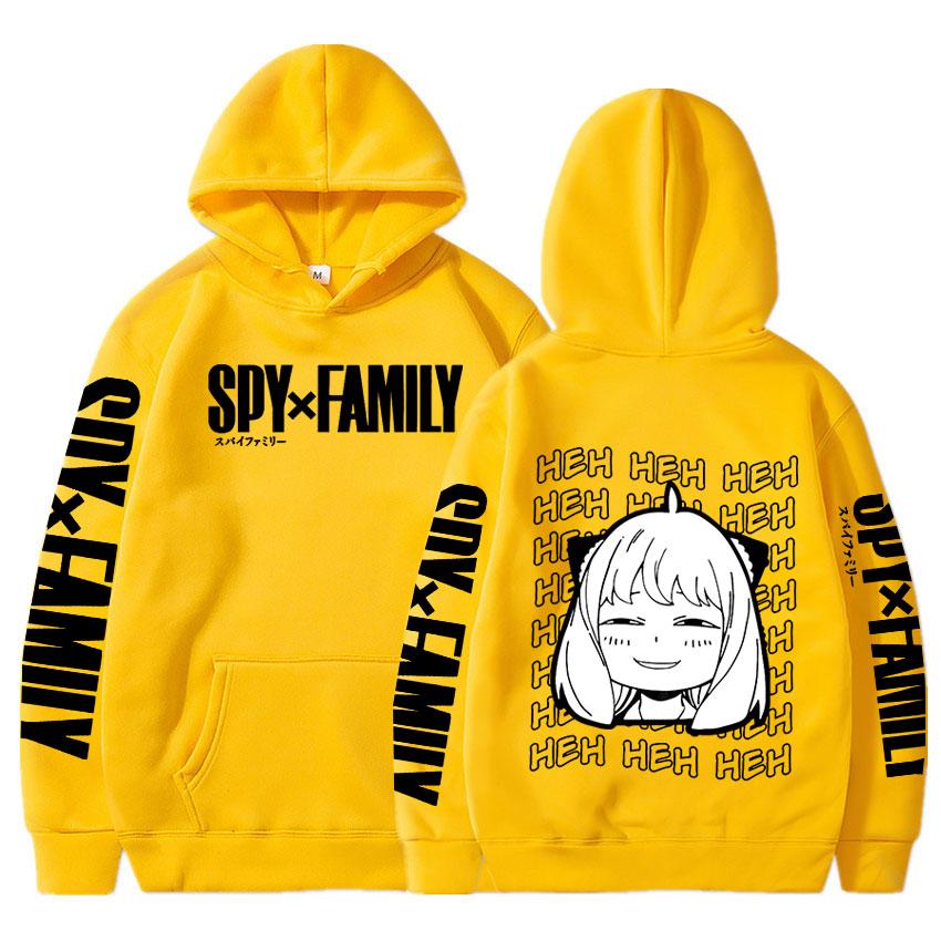 Смешной аниме Spy X Family Anya Forger Kawaii Графический принт с капюшоном для мужчин и женщин Эстетичные модные толстовки с капюшоном Толстовка Harajuku Пуловер