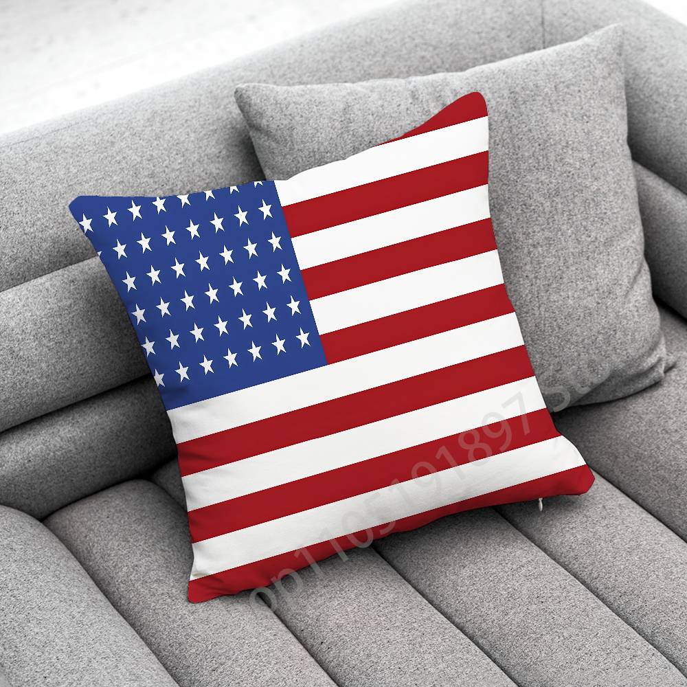 США Америка Нью-Йорк Флаг Паспорт Наволочка для подушки-пледа Для 45x45см 40x40см 30x30см 50x50см 55x55см Квадратная наволочка для домашней подушки