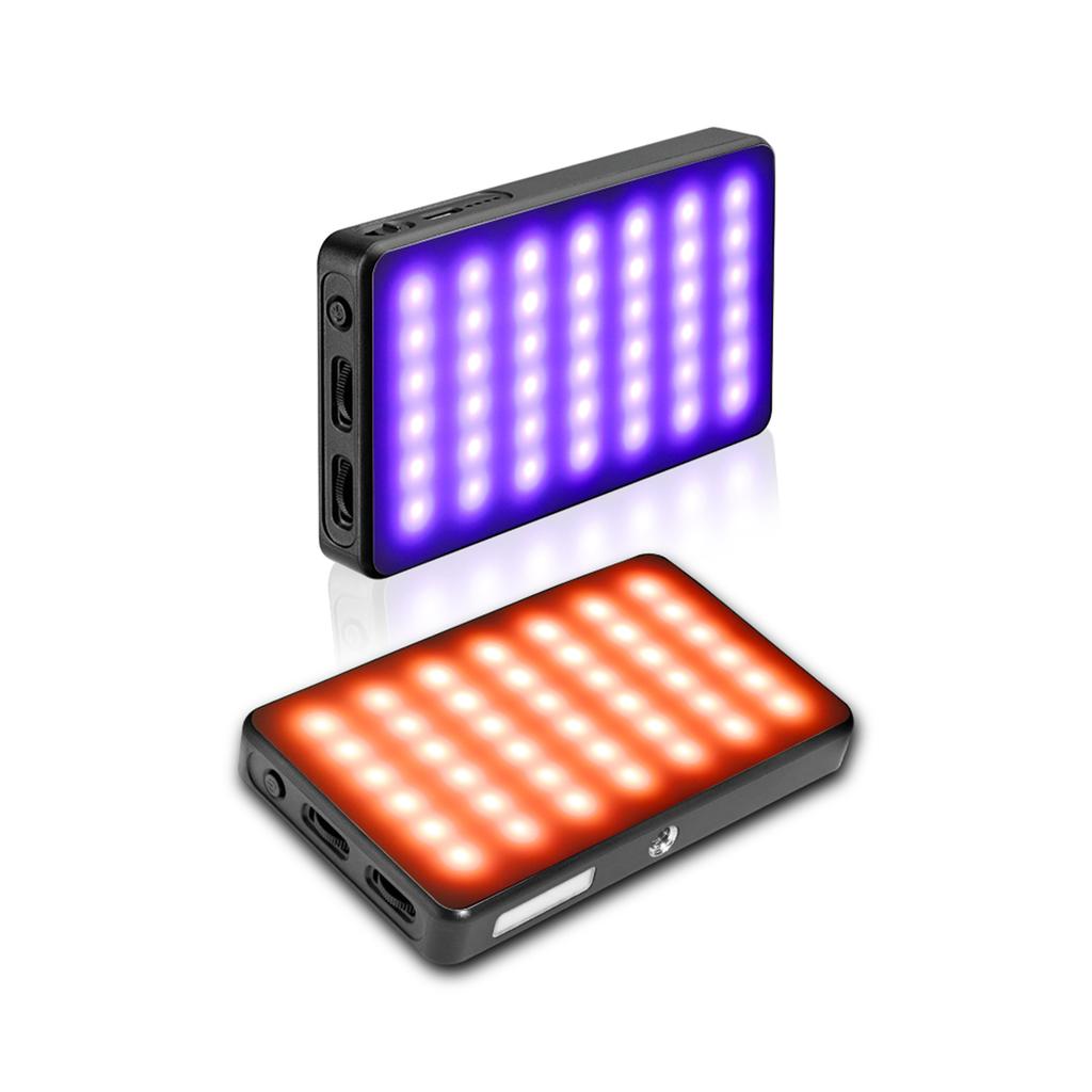 RGB светодиодный видеосвет Портативная светодиодная панель для камеры 0-360 Полный цвет CRI 95+ 2500-9000K Диммируемый