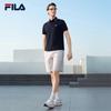 Fila Мужская элитная вязаная футболка-поло с коротким рукавом