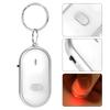 Сигнализация против потери ключей, локатор, сумка, свисток, звук, управление с батареей, белый