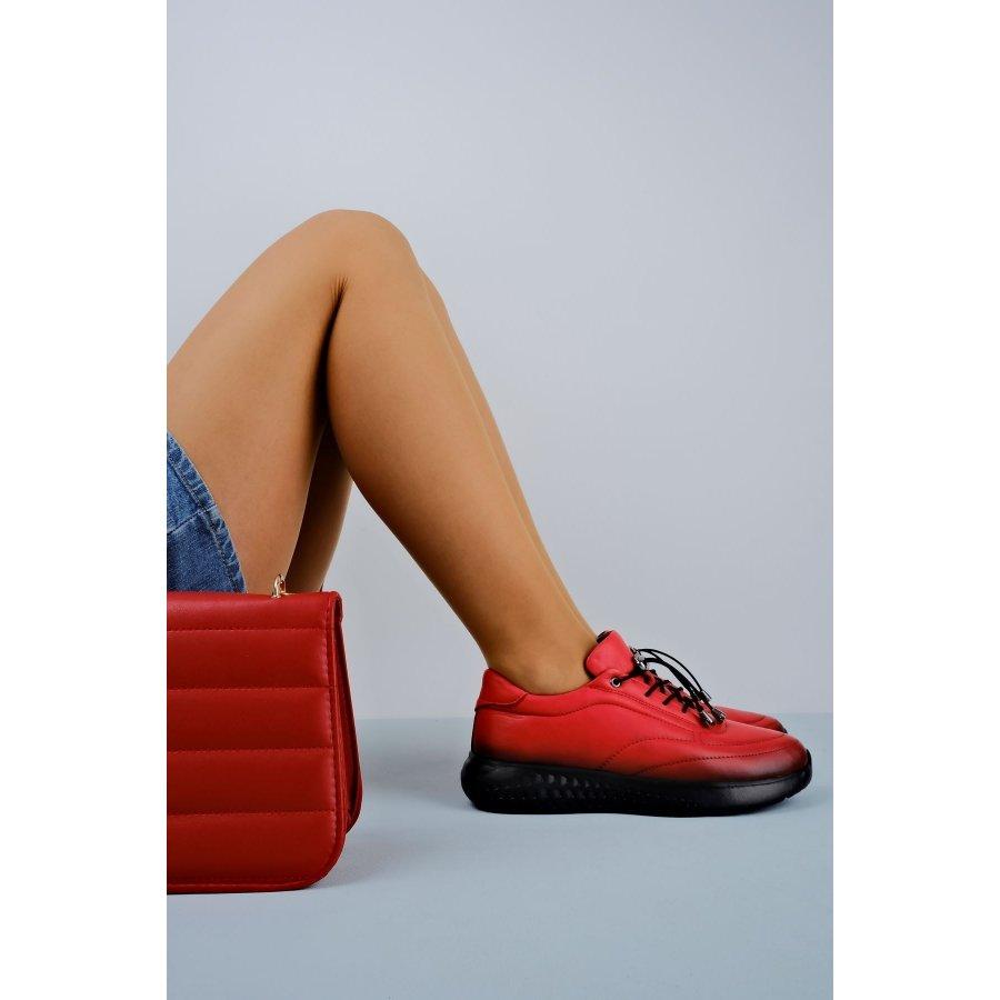 Женская повседневная обувь из натуральной кожи, кроссовки