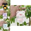 Sweet Plush Cat Keychain Adorable Animal Doll For Stylish Bag And Key Accessories In Soft Shades