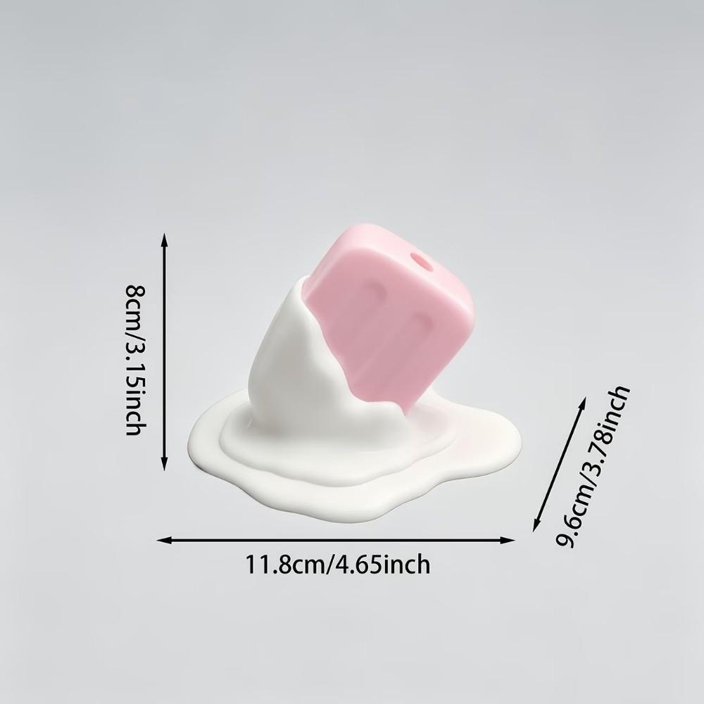 3D Printed Ice Cream Pencil Holder Funny Desktop Ornaments Multi-use Pen Rack Office Desktop