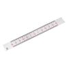 Center Measuring Ruler, Workbench Ruler, 60mm-0-60mm Measuring Range, Adhesive Tape, Aluminum, with Hole (From Center)