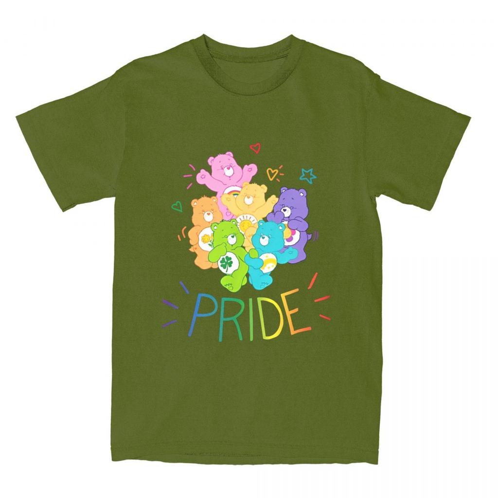 Rainbow Pride And Doodles Men Women's T Shirts Vintage Tees Short Sleeve Crewneck T-Shirt Cotton Plus Size Tops