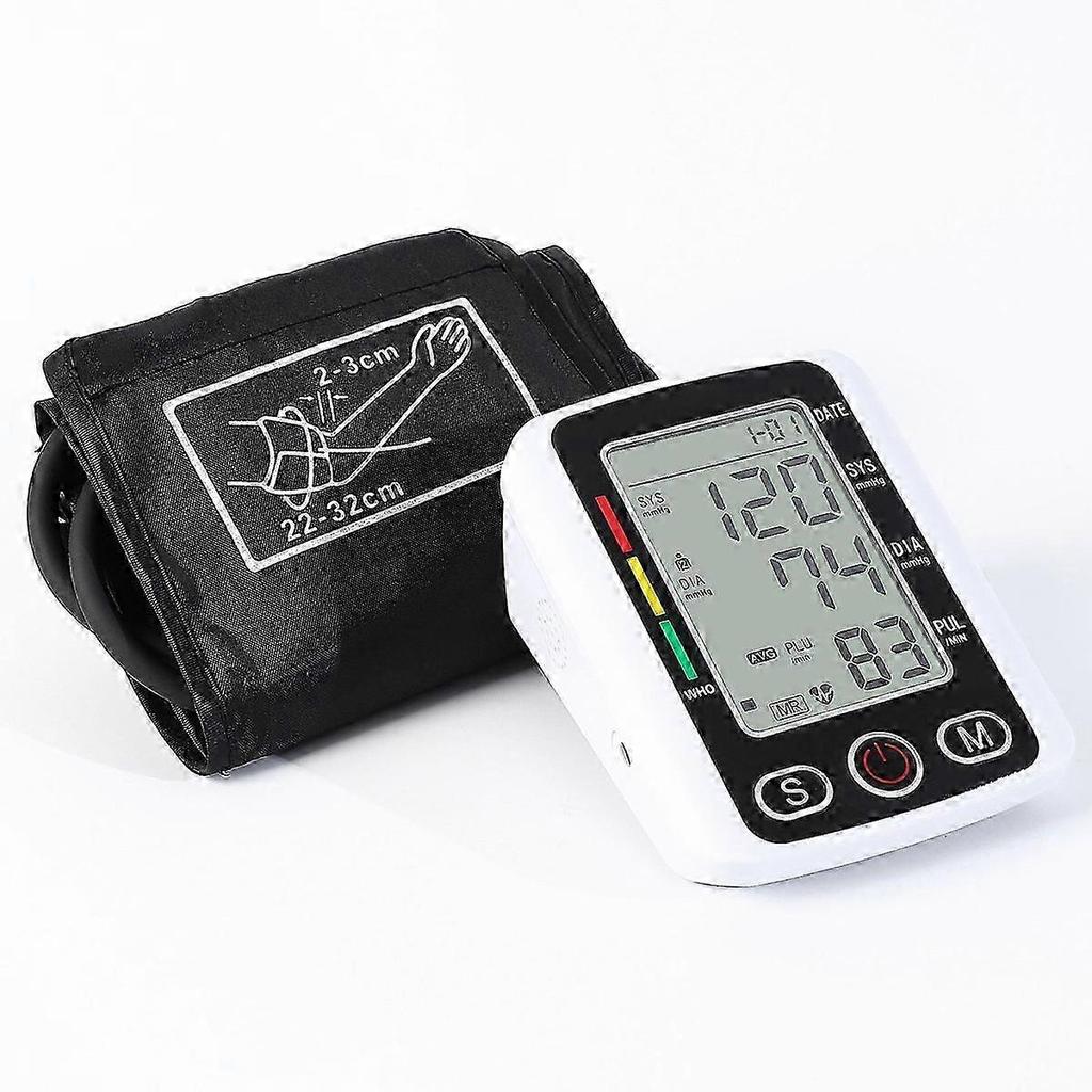 Talking Digital Automatic Wrist Blood Pressure Monitor with Large LCD Display for Easy Reading