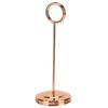 Table Number Holder Stainless Steel Durable Fade Resistant Lightweight Picture Clip for Hotel