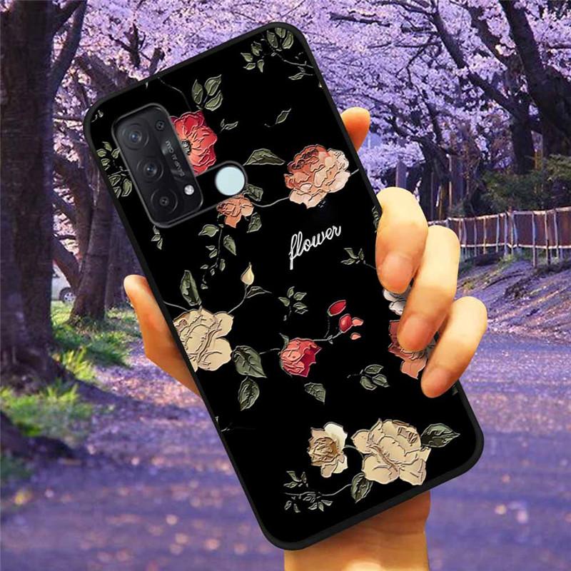 Чехол для OPPO Reno 5A 3A 7A 3D Рельефный Мультяшный Силиконовый Задний Чехол для Oppo Reno7 A Reno3A Reno5A Чехлы Тисненый Мягкий Милый A54 5G