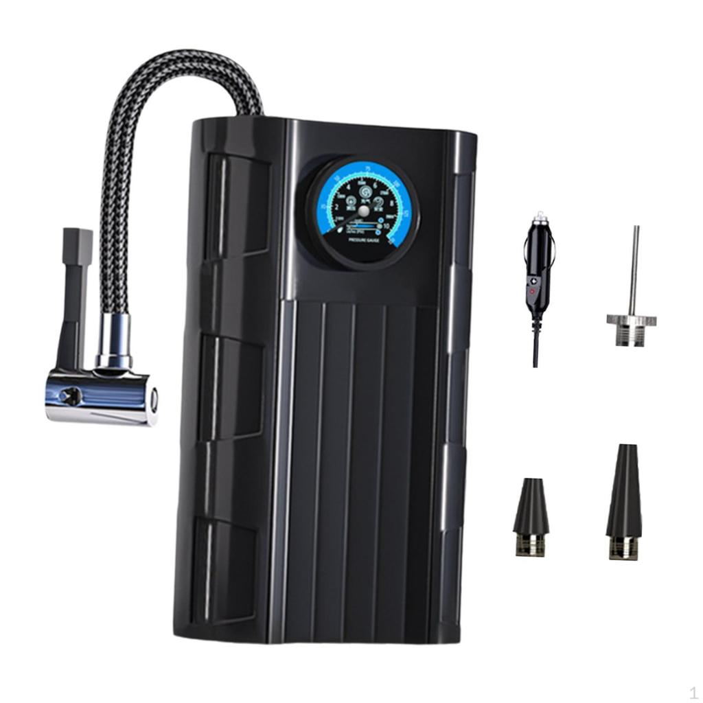 Автомобильный насос для шин Plug and Play Точный дисплей данных для мяча для велосипеда