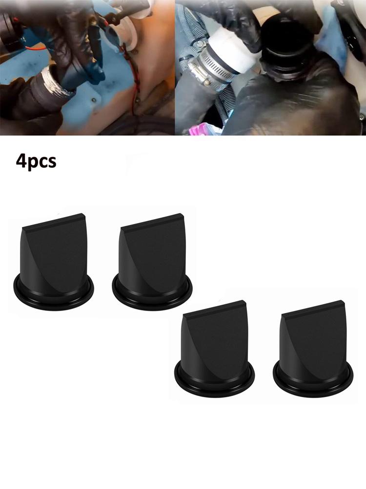 4pcs Duck Bill Valve Kit Component Replacement VacuFlush System