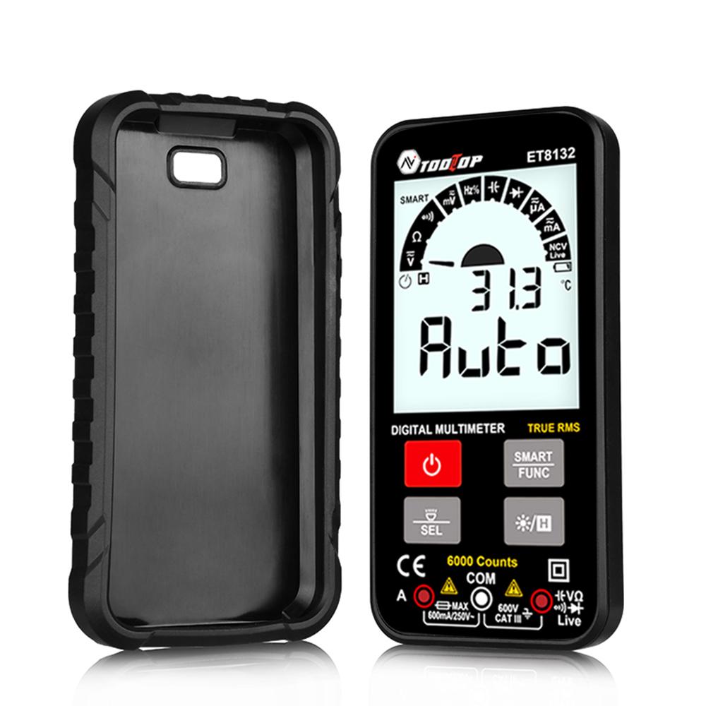 TOOLTOP ET8132 2,88-дюймовый экран дисплея Портативный высокоточный цифровой мультиметр AC DC Напряжение