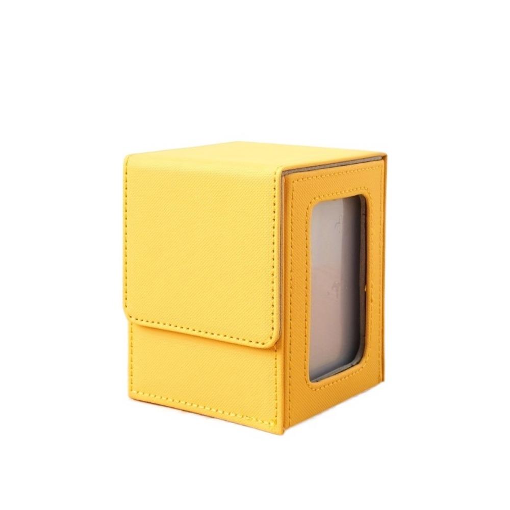 Moisture-proof Window Collection Box PU Game Card Organizer Game Organizer