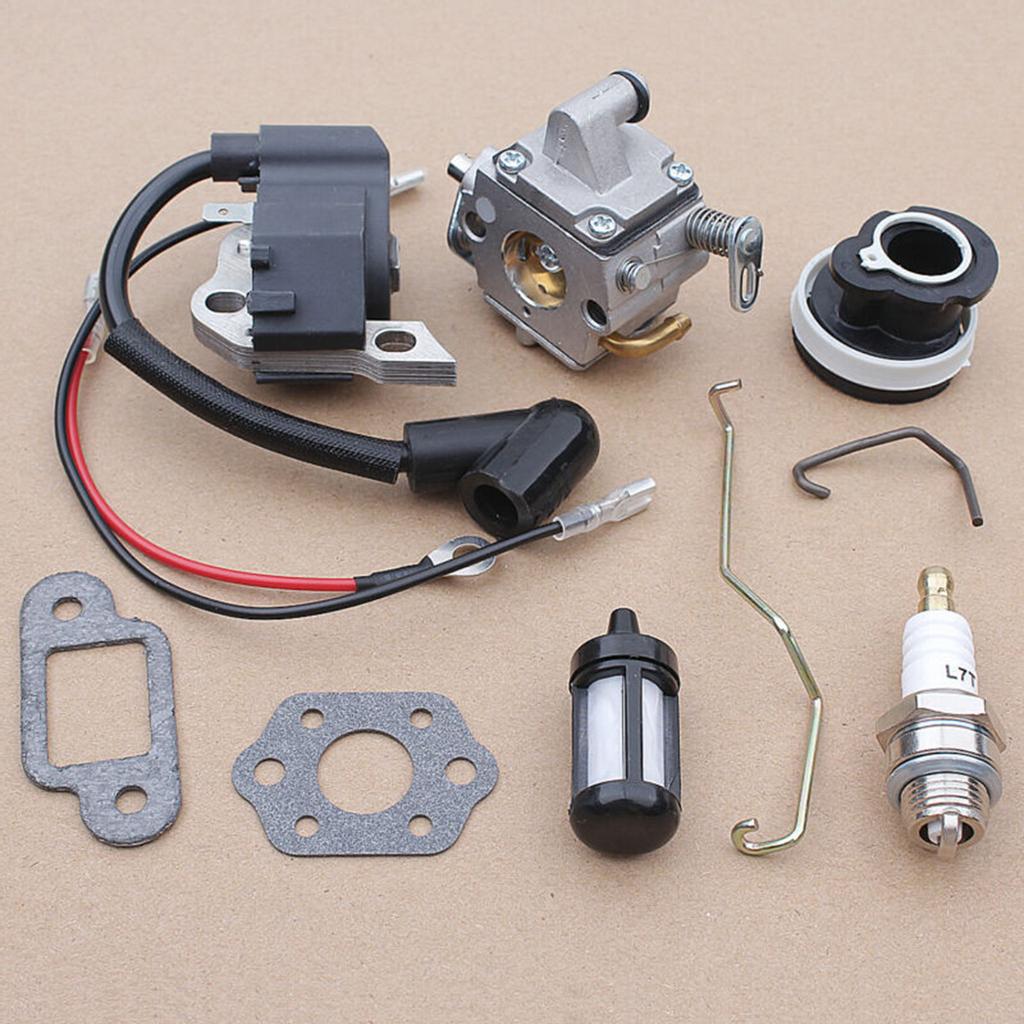 Carburetor Ignition Coil Fuel Flter Kit For Stihl 017 018 MS170 MS180 Chainsaw