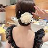 Cloth Flower Hair Clip Flexible Lazy Hair Curler Fashion Hair Bun Roller  Women Girls
