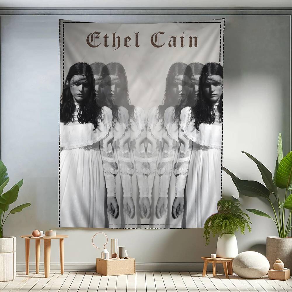Singer EEthel Cain Music Album Colorful Tapestry Wall Hanging Hanging Tarot Hippie Wall Rugs Dorm Wall Art Decor