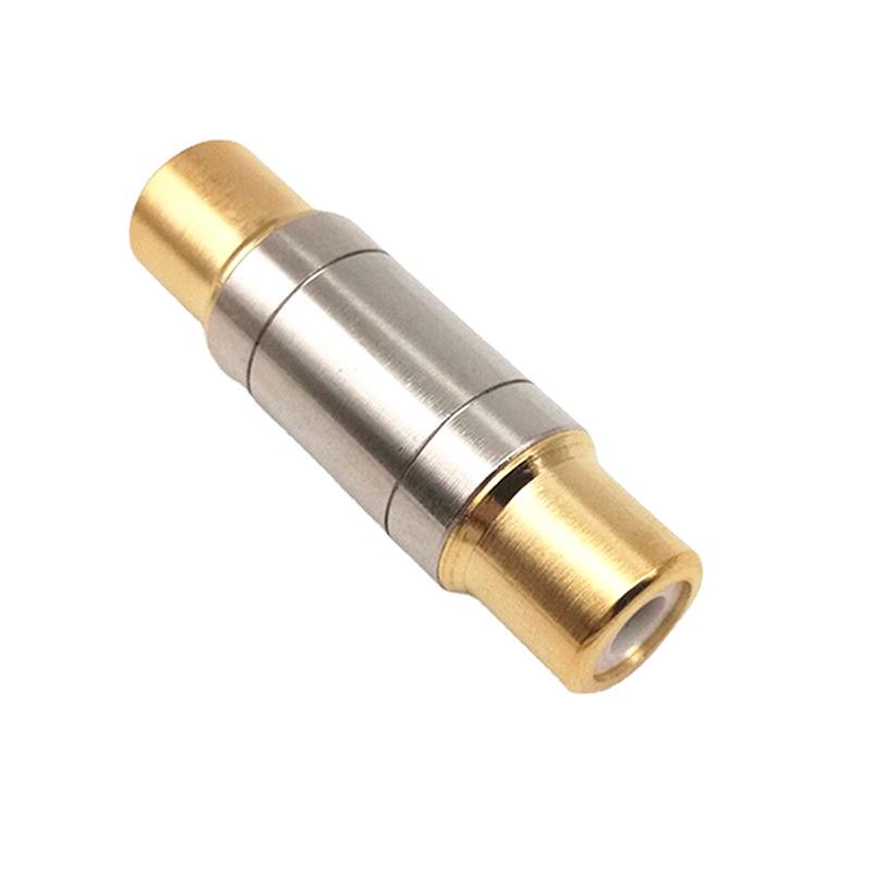 1/2 шт. Двойные разъемы RCA Аудиоадаптер Гнездо-Гнездо Конвертер Микрофон AV-адаптеры Для Домашнего Усилителя Динамика