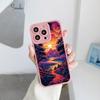Чехол для телефона 'Пейзаж восхода солнца' для iPhone 15 14 Plus Pro Max 13 12 11 Pro Max XR X XS 7 8 Plus Великолепный горный речной мягкий чехол