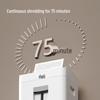 Deli GA759 Commercial Paper Shredder, 10-Sheet, 75-Min Run Time CN plug (adapter included)