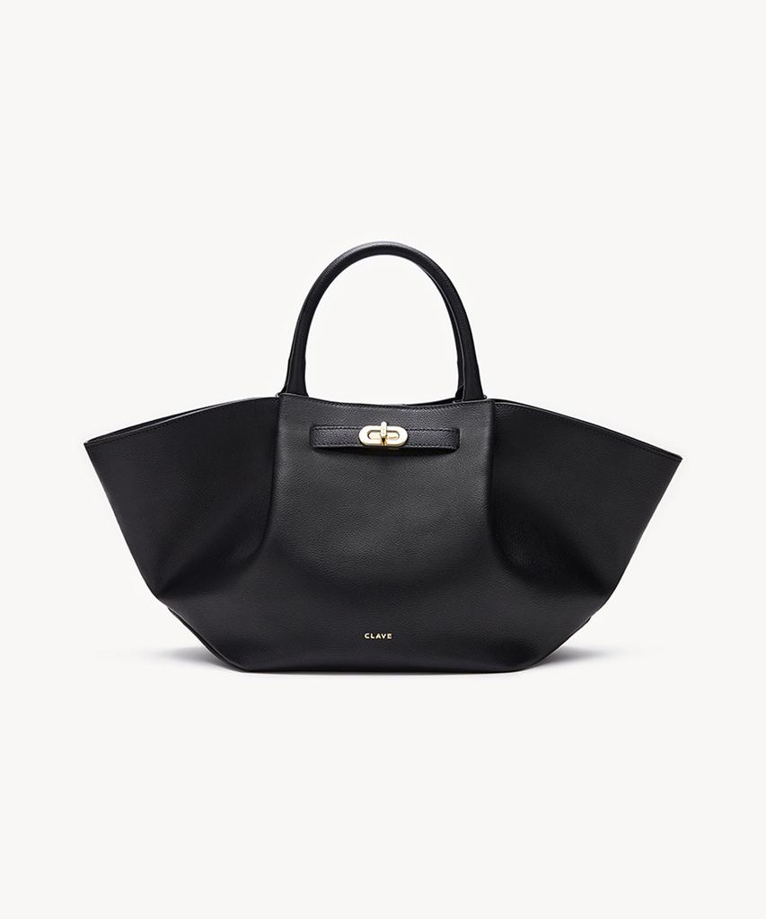 Clave Evelyn Black Tote Bag
