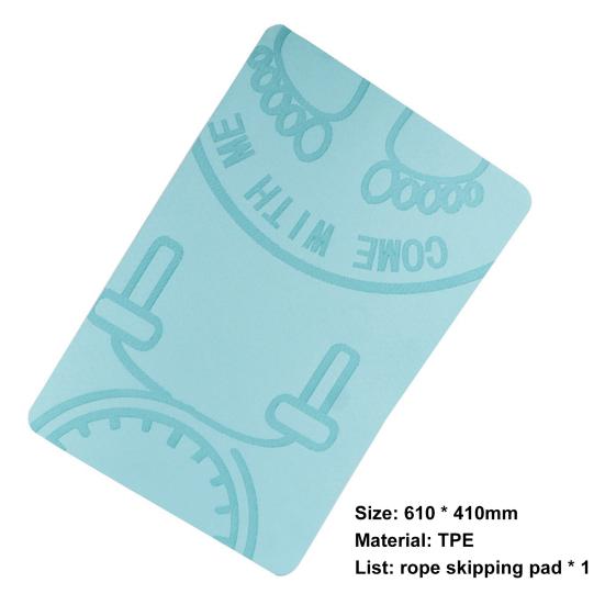Прыжковый коврик из ТПЭ Мягкий Износостойкий Амортизирующий Коврик для Скакалки для Дома