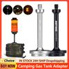 Lantern Gas Tank Bracket Camping Gas Tank Adapter Portable Lamp Extension Pole Aluminium Alloy Versatile Camping Accessories