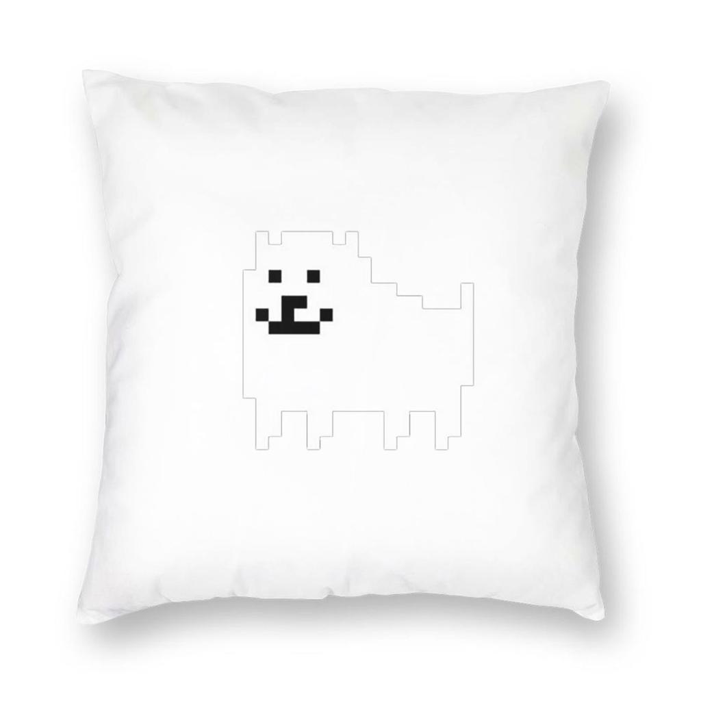 Раздражающая собака в космосе Undertale Тоби Видеоигра RPG Квадратная наволочка Чехол для подушки Подушка Декоративная подушка для дома Дивана