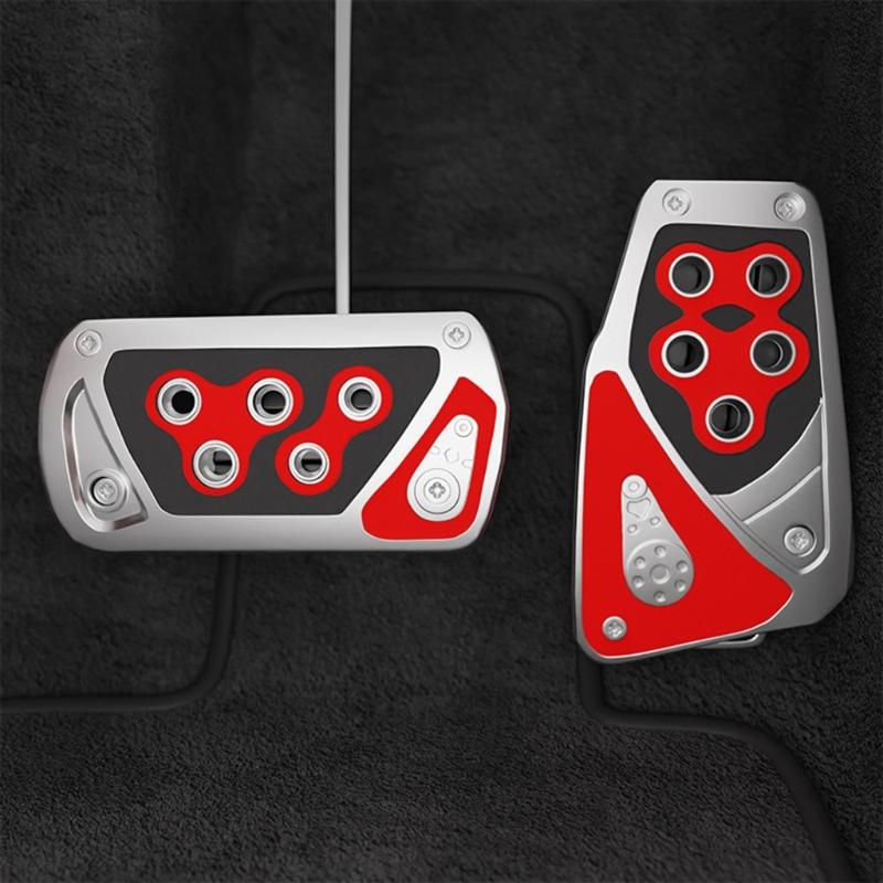 Универсальный противоскользящий чехол для педали акселератора, тормоза, автоматической коробки передач, нескользящий чехол для автомобильного аксессуара, подставки для ног, детали интерьера