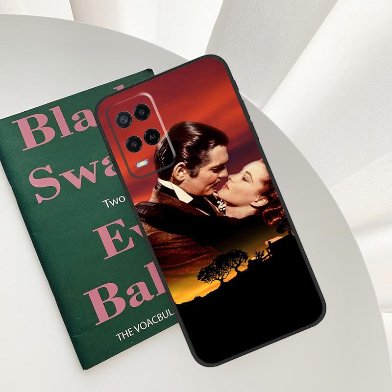 Чехол для телефона Oppo A15 A16 A17 A52 A72 A76 A96 A54 A74 A94 A54S A57S A58 A78 A98 A57 A77 'Унесенные ветром'