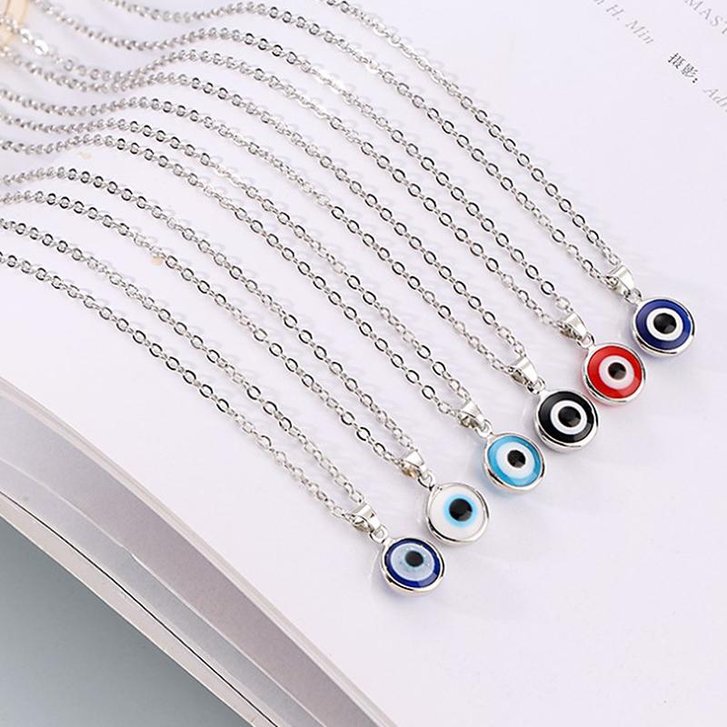 1шт турецкий кристалл сглаза кулон ожерелье для женщин ювелирные изделия золотые ожерелья