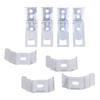 4Sets Blinds Accessories Metal Louver Bracket Mounting Holder Brackets Curtain Fixing For Window Fixation