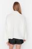 Women's Elegance Style Sweater Stone Soft Textured Basic Knitwear Sweater