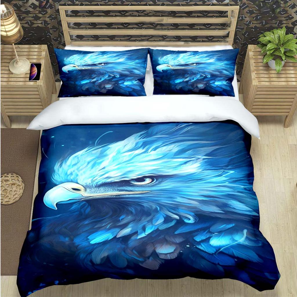 3D Популярный Мифический Зверь Феникс Принт Постельные Комплекты Постельные Принадлежности Набор Пододеяльник Набор Подростки Девочки Мультяшный Полуторный Односпальный Детский Подарок