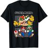 Классическая футболка с трио прыжков Super Mario: Боузер и Друзья