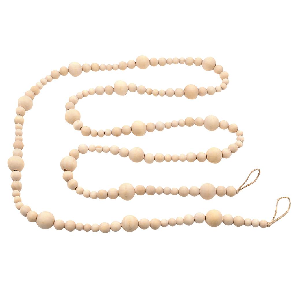 Подхваты для штор-Деревянные бусины Подхват для штор Бусины- Оконный подхват Натуральное дерево Декоративные