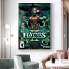 1 шт. Игры Hades Постер Наклейка Печать Водонепроницаемое Настенное Искусство Для Гостиной Спальни Домашний Декор