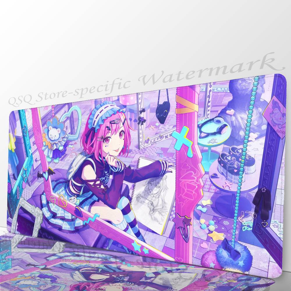 Игровой коврик для мыши Anime Otori E-Emu, нескользящий, подходит для офисных компьютеров, ноутбуков, игровых столов для киберспорта, XXL, для клавиатуры